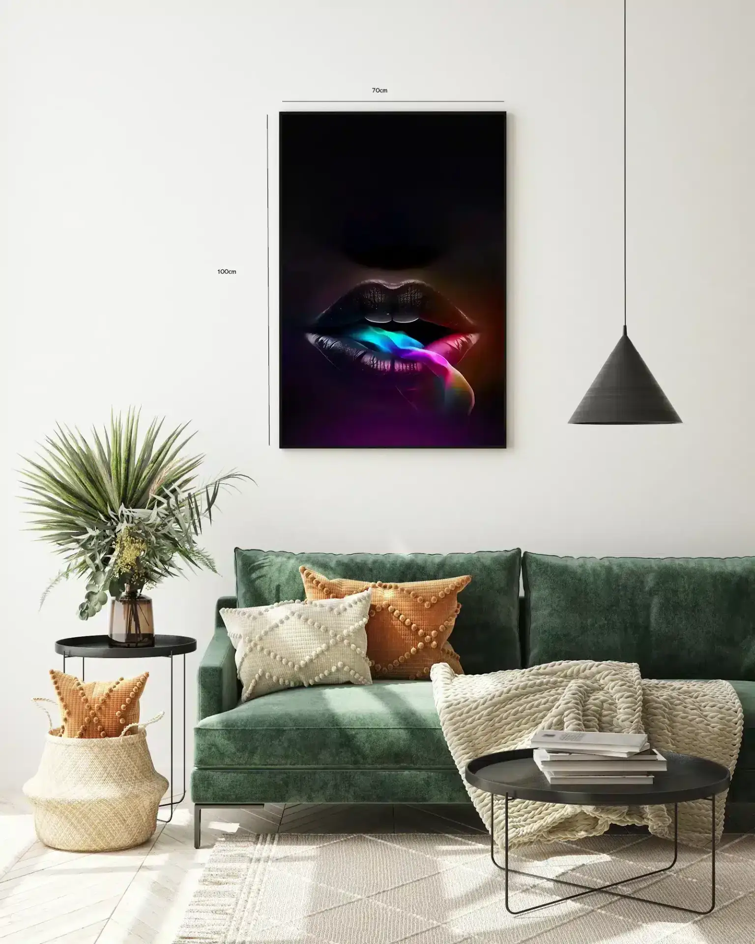 Lyserød Læber Edition LIPS44 Plakat