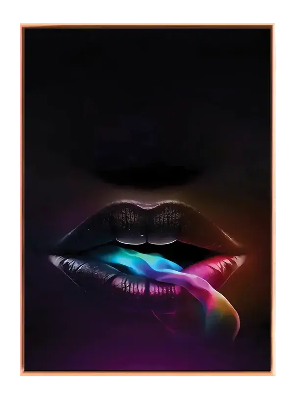 Lyserød Læber Edition LIPS44 Plakat