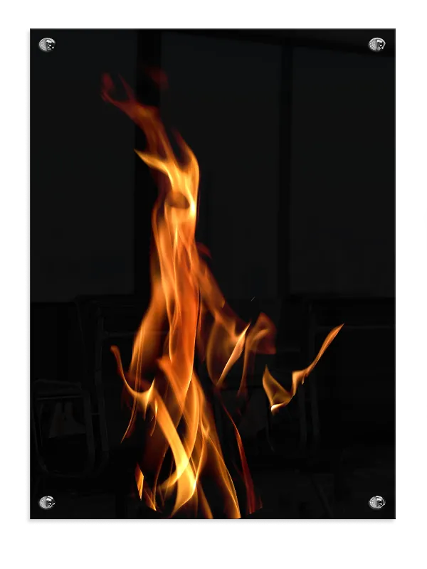 Flammer i Mørket Plakat