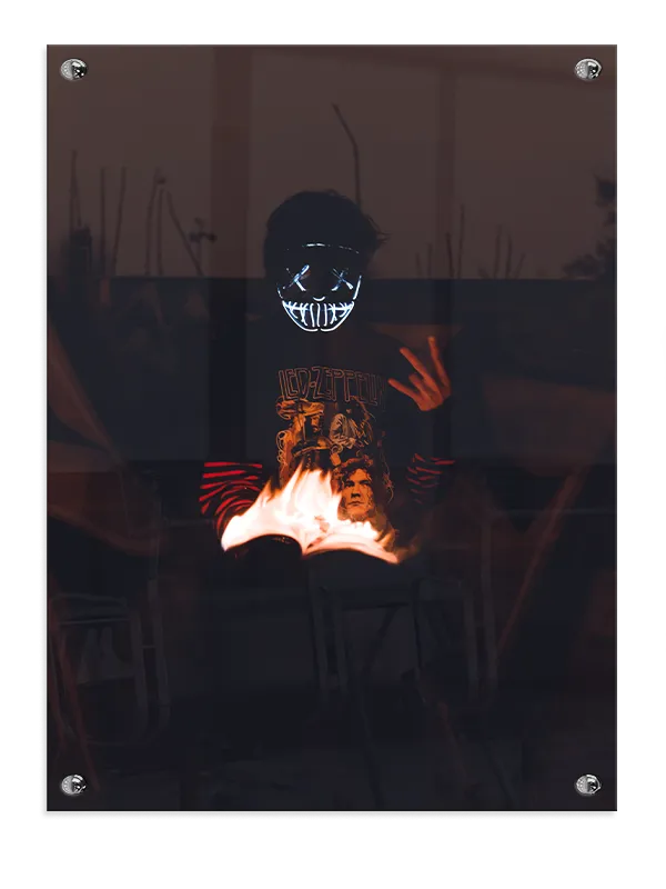 Flammende Mørke Maskerade Plakat