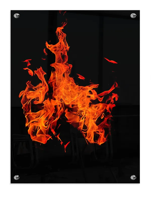 Flammer i Mørket Plakat