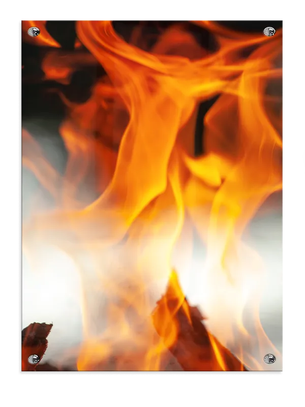 Flammende Dans Plakat