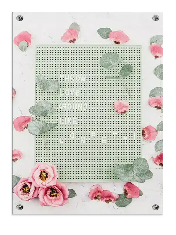 Roser og Eucalyptus Elegance Plakat