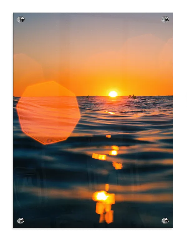 Solnedgang Over Havet No2 Plakat