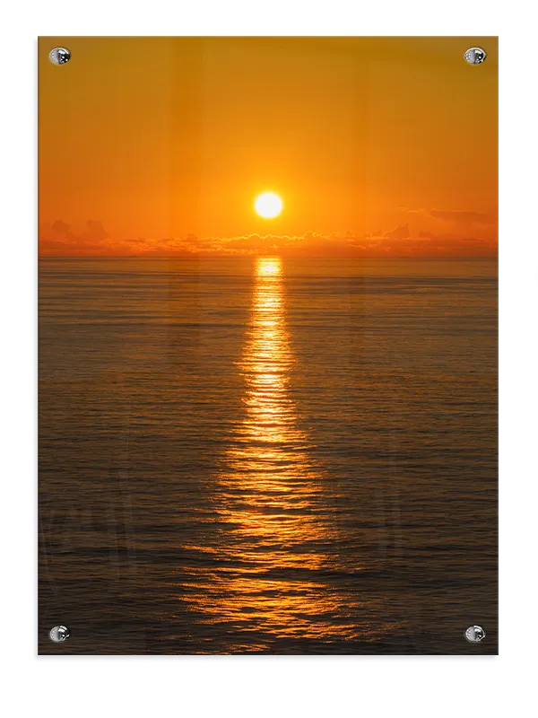 Gyldent Hav og Sol Plakat