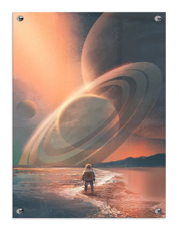 Astronaut ved Ringplanet Kyst