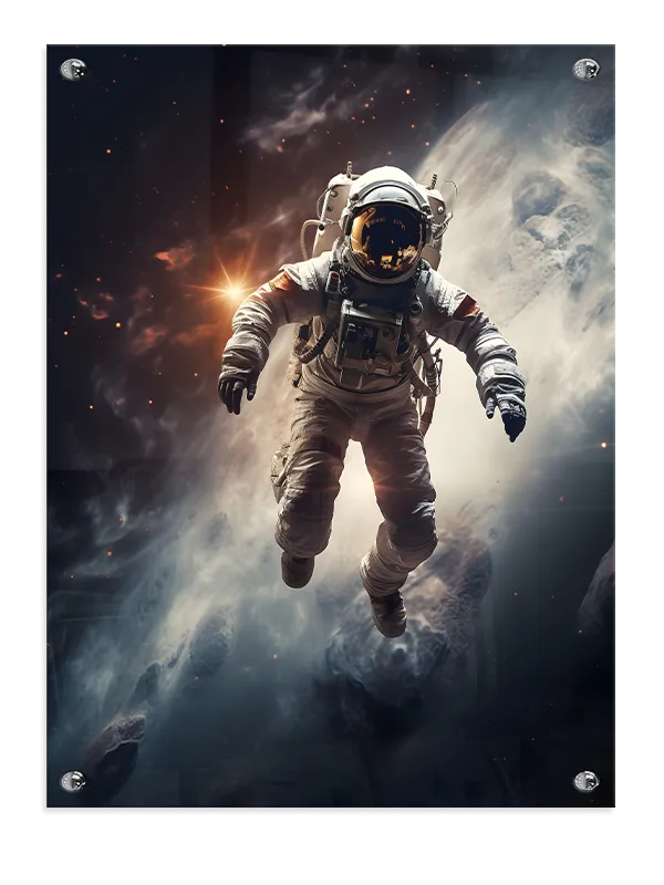 Astronaut i Fri Svæv