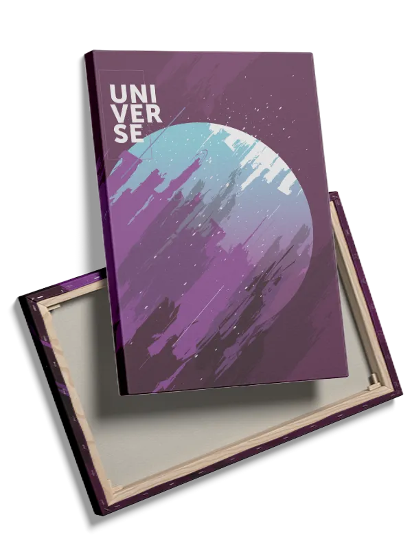 Univers Plakat med Planet