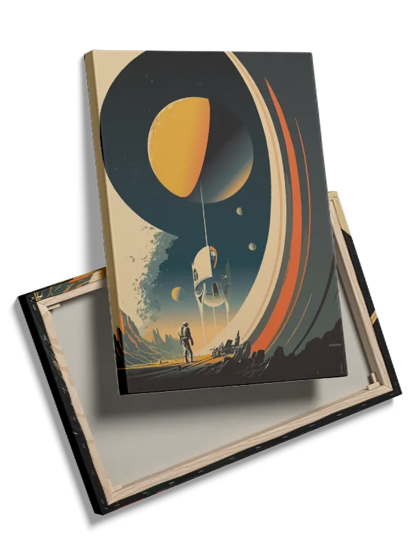 Grafisk Astronaut ved Ringplanet