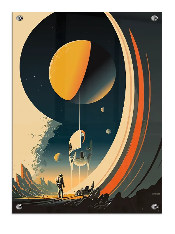 Grafisk Astronaut ved Ringplanet