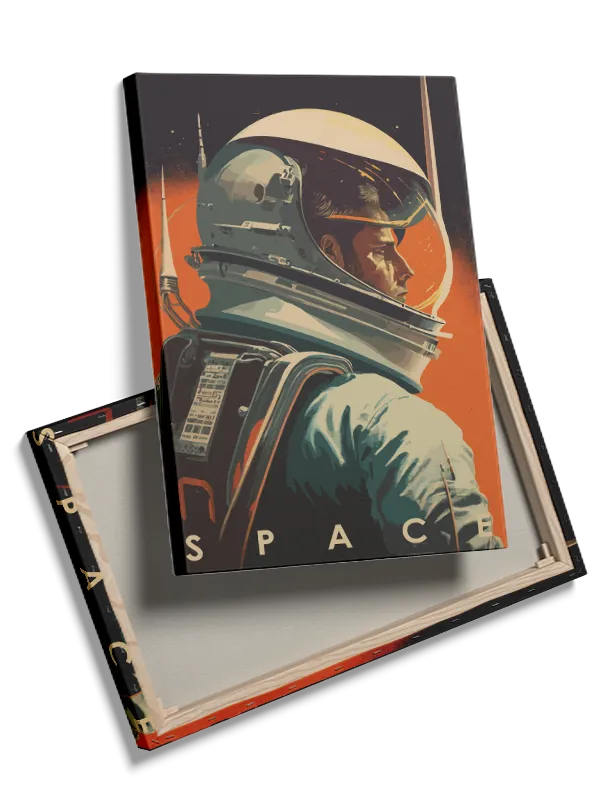 Astronaut Portræt i Profil