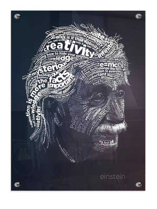 Tidløst Genius Typografi Kunst