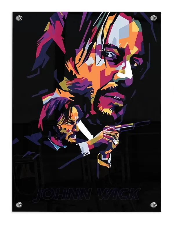 Dynamisk John Wick Portræt