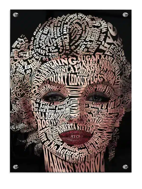 Stiliseret Marilyn Monroe Portræt