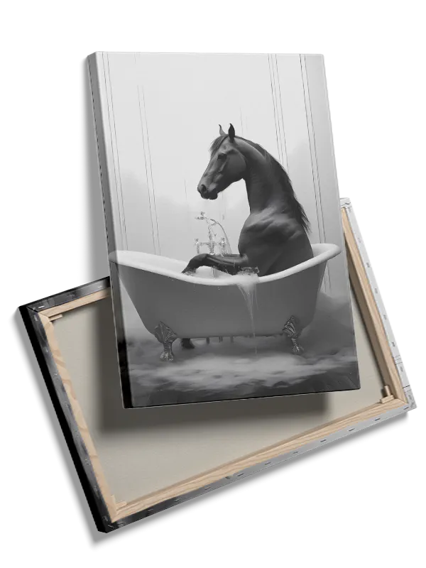 Hest i Badekar Surrealisme