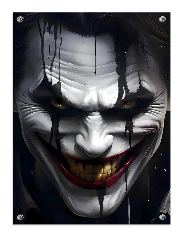 Mørkt Klovneansigt med Smil