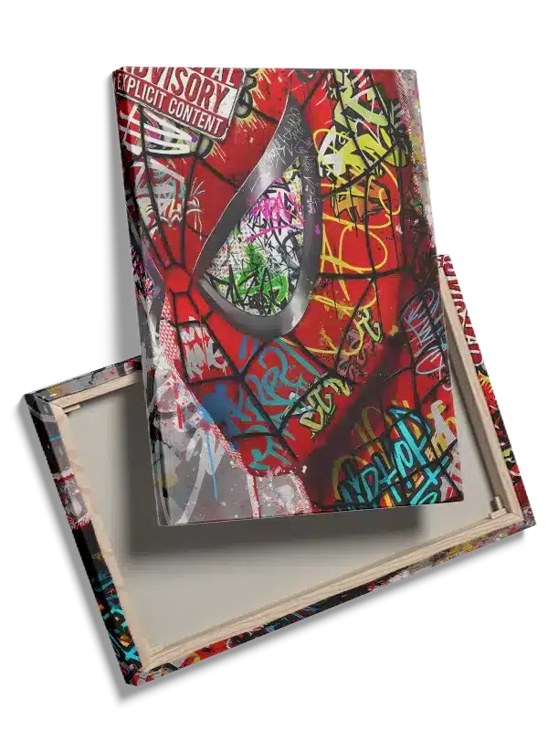 Graffiti Spider Mask Close-up