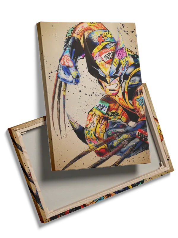 Graffiti Wolverine med Kløer
