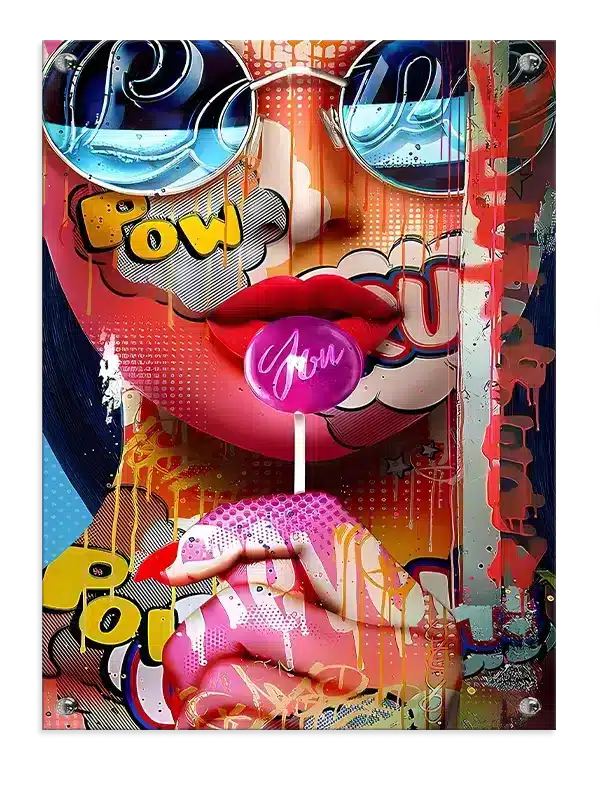 Pop Art Læber med Slik