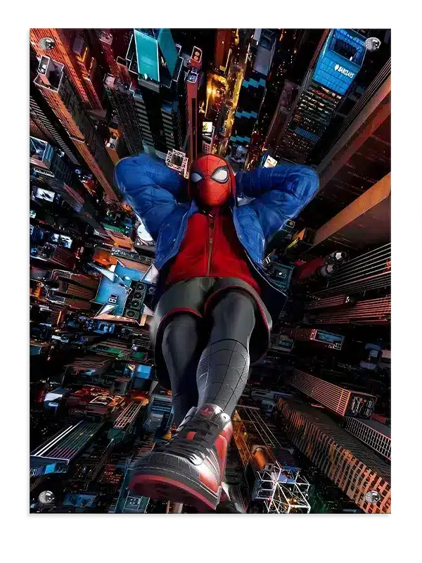 Spider-man Over Neonbyen