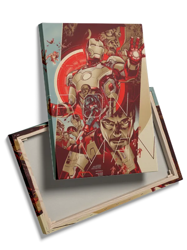 Iron Man Rød Collage