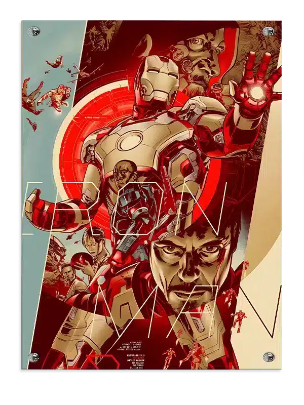 Iron Man Rød Collage