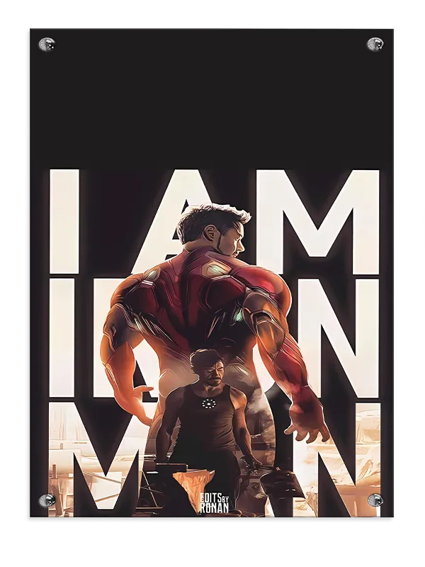 I Am Iron Man Silhuet