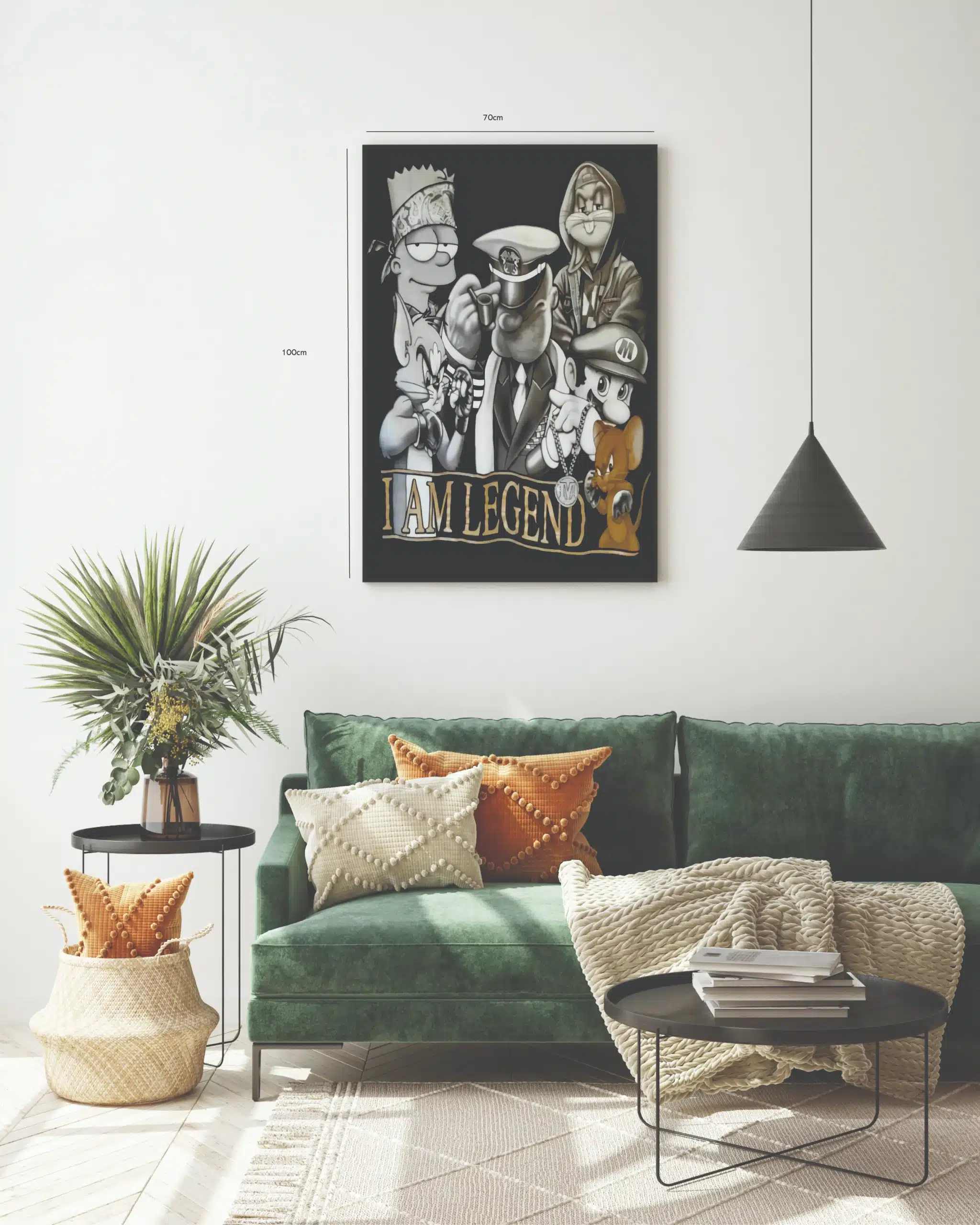 I Am Legend Tegneserie Collage