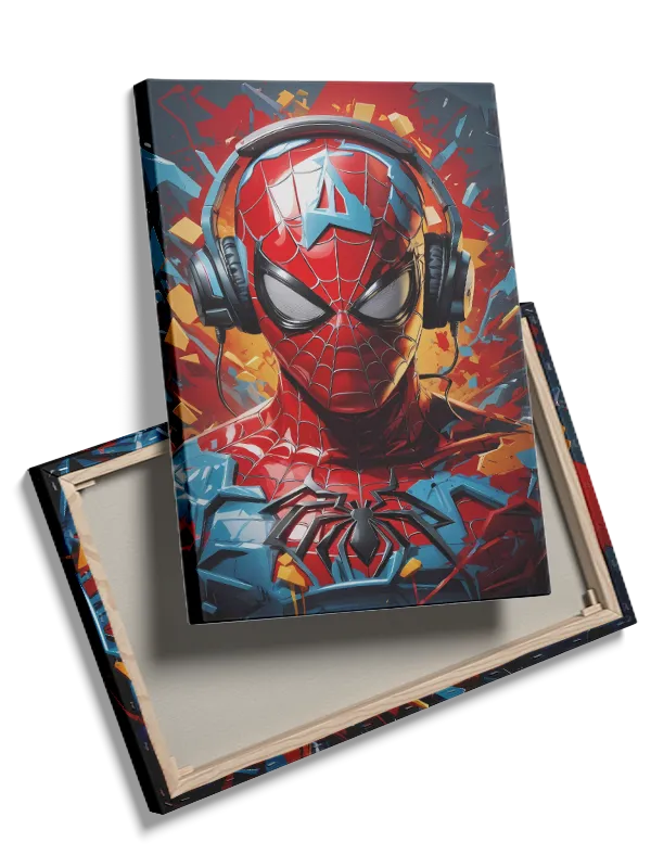 Spider-man med Hovedtelefoner