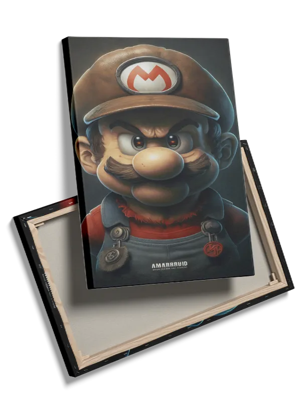 Dramatisk Portræt af Mario