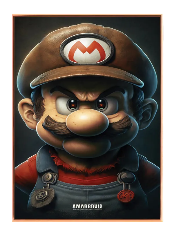 Dramatisk Portræt af Mario