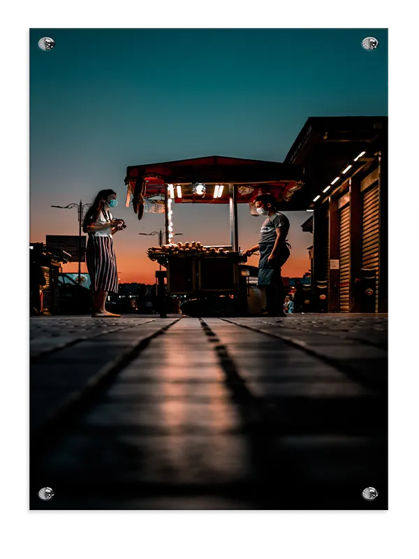 Evening Street Food Scene