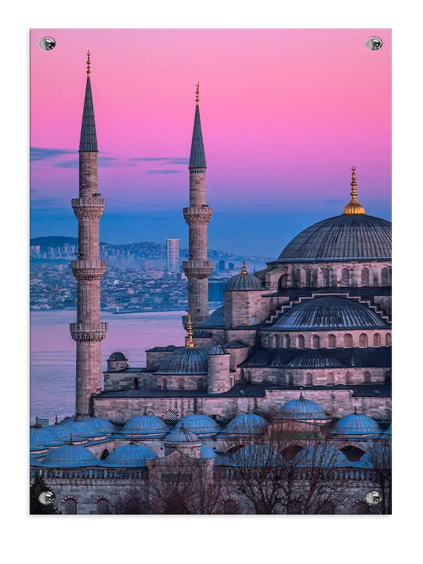 Istanbul Mosque At Sunset