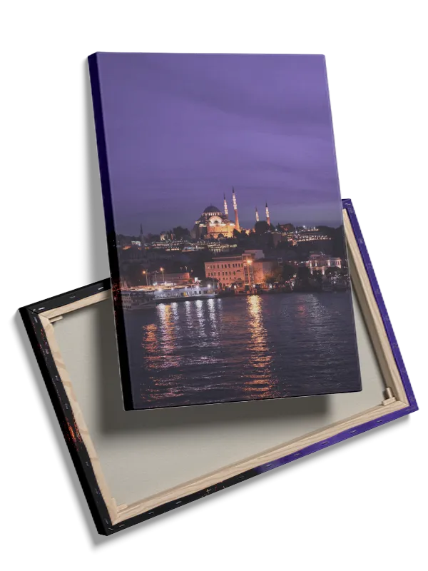 Istanbul Night Skyline View