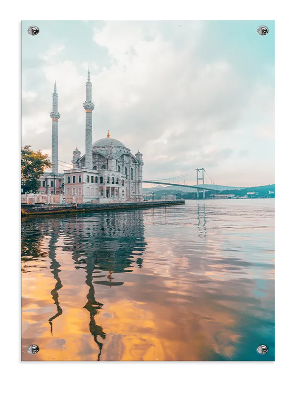 Mosque By Calm Waters
