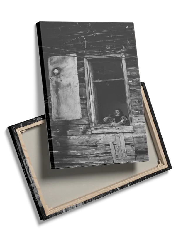 Elderly Woman At Window