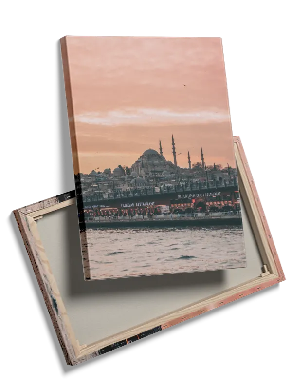 Sunset Over Istanbul Skyline