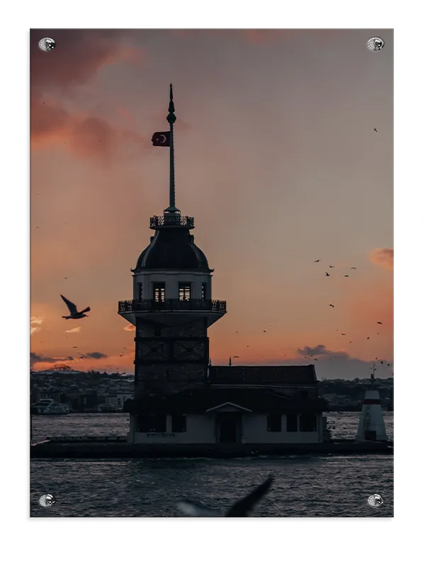 Maidens Tower At Sunset