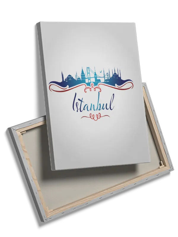 Istanbul Skyline Silhouette Design