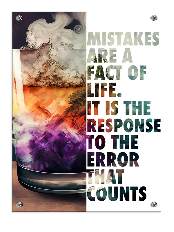Mistakes Fuel Growth Plakat