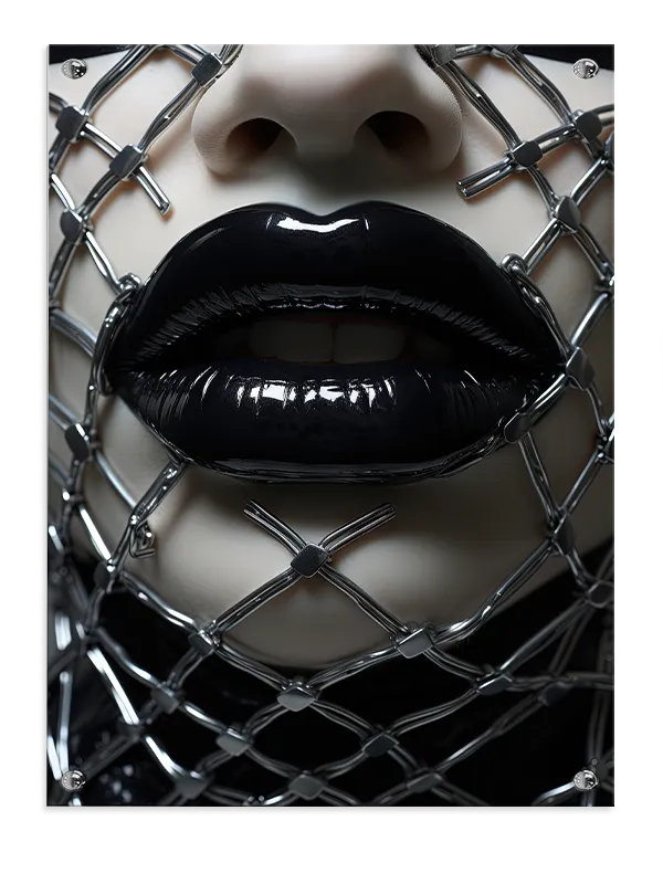 Rød Læber Edition LIPS12 Plakat