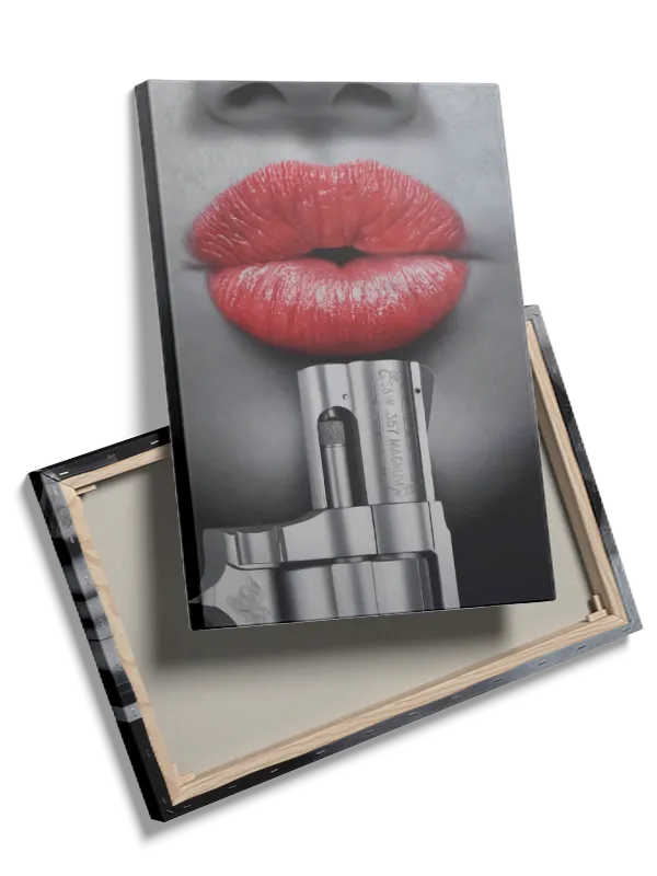 Rød Læber Edition LIPS32 Plakat
