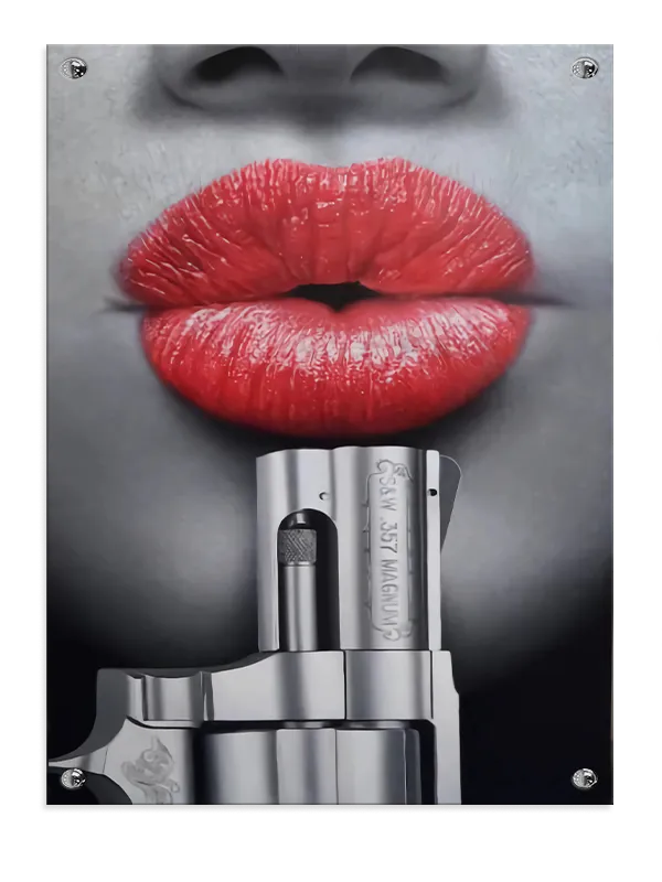 Rød Læber Edition LIPS32 Plakat