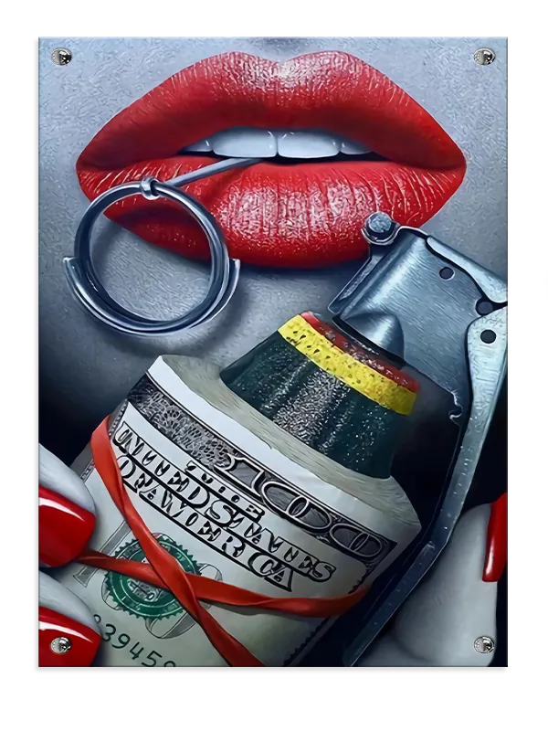 Elektrisk Læber Edition LIPS33 Plakat