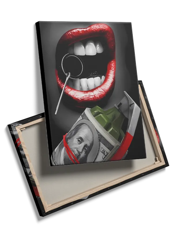 Elektrisk Læber Edition LIPS4 Plakat