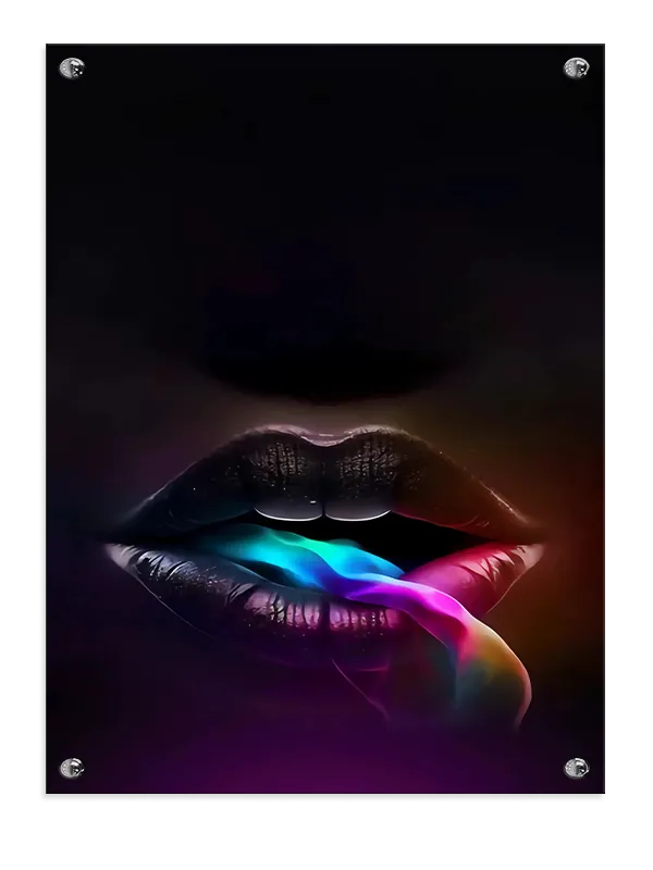Lyserød Læber Edition LIPS44 Plakat