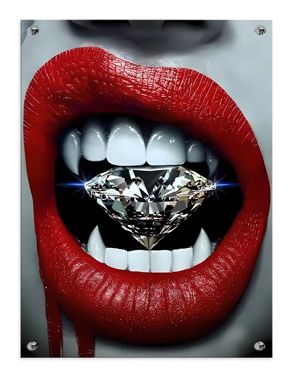 Elektrisk Læber Edition LIPS5 Plakat