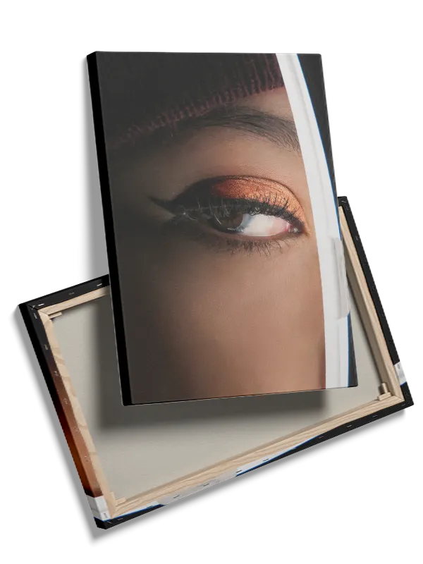 Nærbillede af Øje med Eyeliner