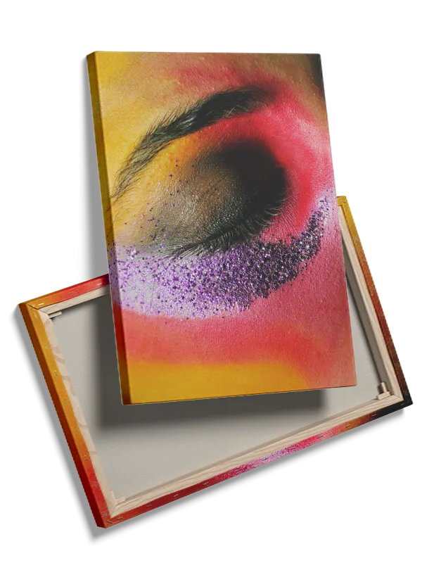 Lukket Øje med Glitter