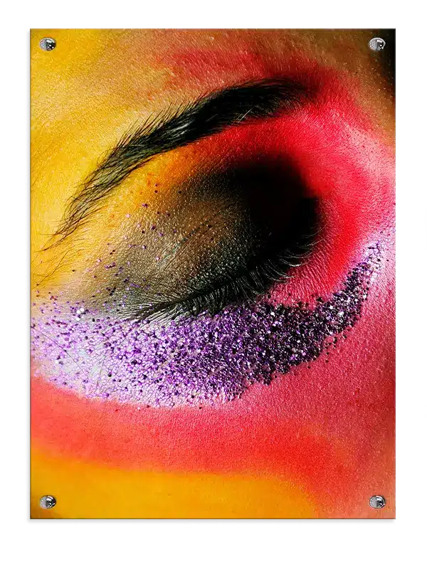 Lukket Øje med Glitter